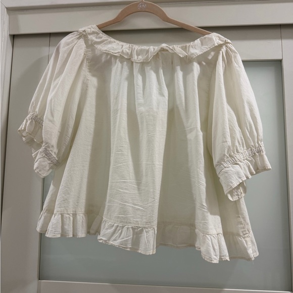 Harly Jae Doll Blouse in Cream - Picture 2 of 4